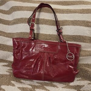 Coach Patent Red Bag